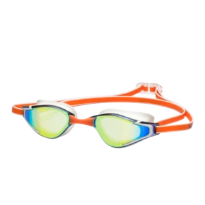 Óculos para natação velocity mirror laranja